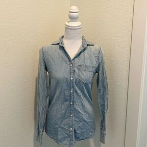 J. Crew Denim Button Up Shirt